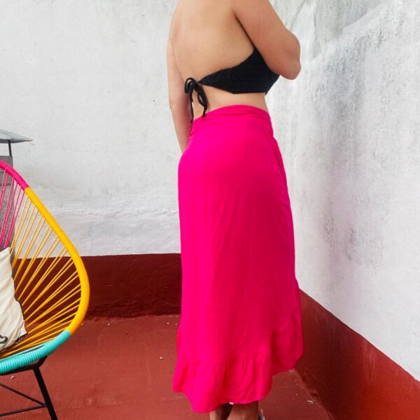Pollera Dubai Fuscia - Image 6