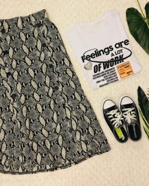 Pollera Juárez  Negra PRENDA UNICA