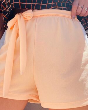 Short Yrigoyen Durazno PRENDA UNICA