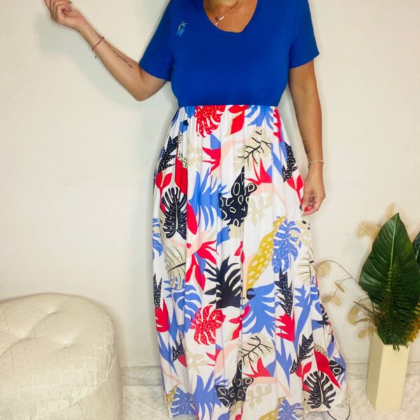 Vestido Munte Con Azul - Imagen 4