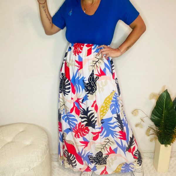 Vestido Munte Con Azul