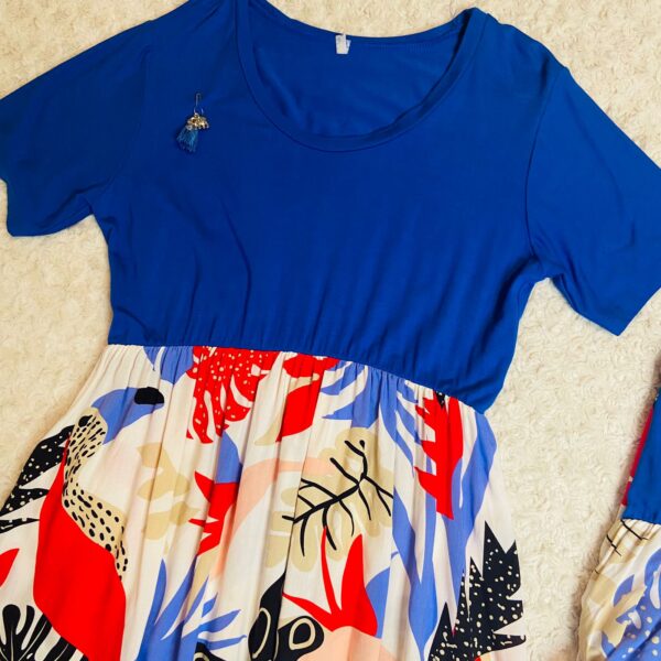 Vestido Munte Con Azul - Imagen 5