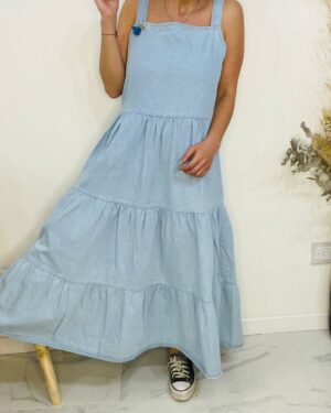 Vestido Barus Volados Jean