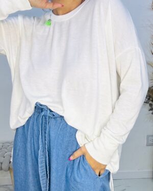 Sweater Magnolia Blanco