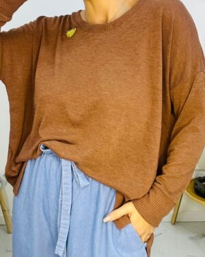 Sweater Magnolia Oscuro Tostado