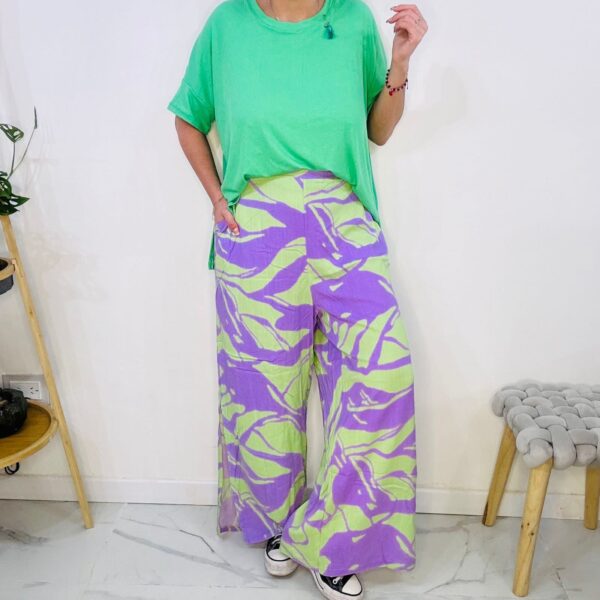 Panta Nepal Lila/Verde