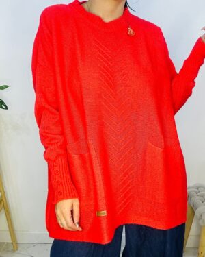 Sweater Argelia Rojizo