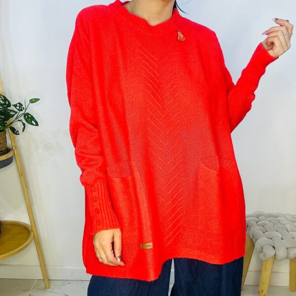 Sweater Argelia Rojizo