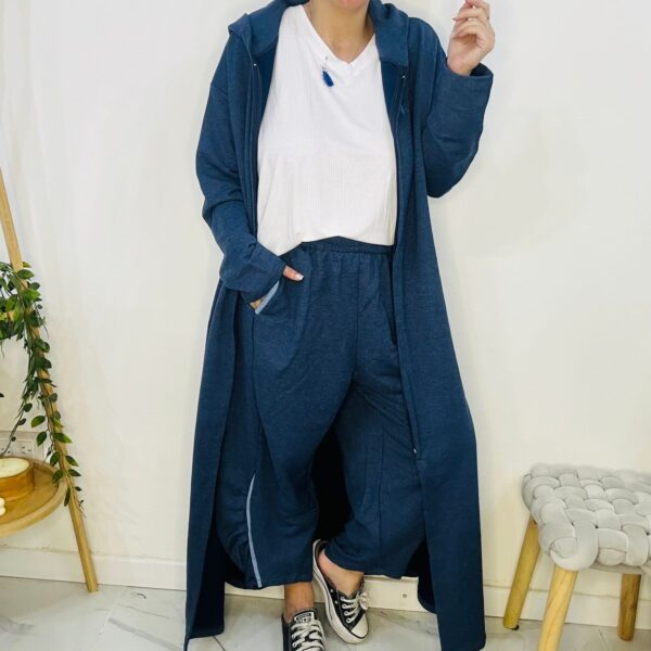 Campera Atenas Azul símil Jean