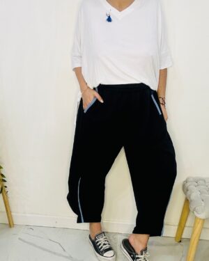 Babucha Atenas Negra c/Jean