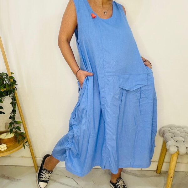 Vestido Corazón Azul