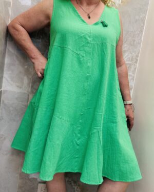 Vestido América Verde