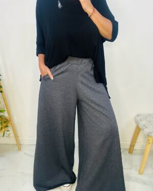 Panta Arcoíris Gris Topo
