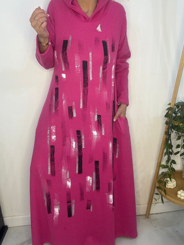 Vestido Amazona Pintado Fuscia DESING - Image 7