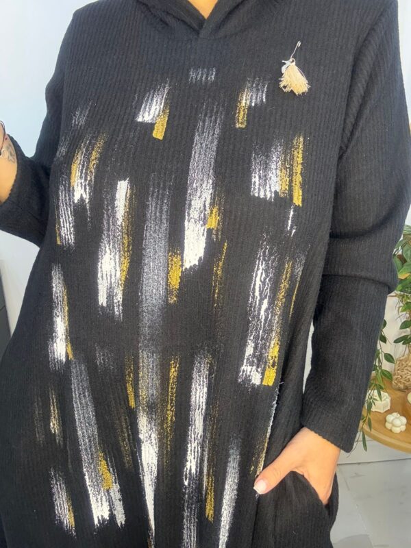 Vestido Amazona Pintado Negro DESING - Imagen 21