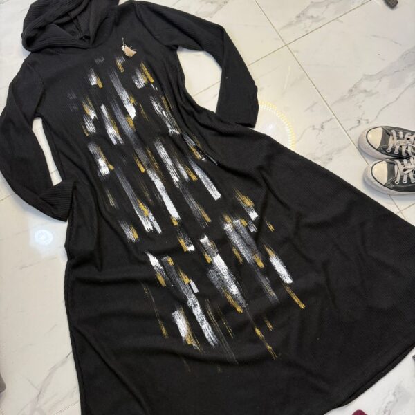 Vestido Amazona Pintado Negro DESING - Imagen 6