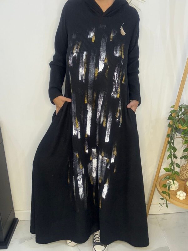 Vestido Amazona Pintado Negro DESING - Imagen 20