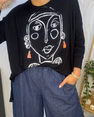 Reme Gambia Negra Pintada •DESING•