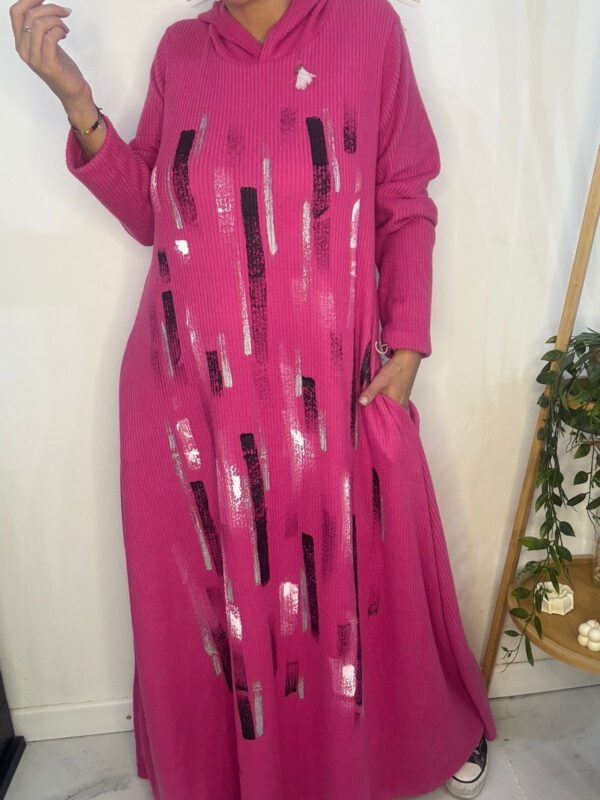 Vestido Amazona Pintado Fuscia DESING - Image 8