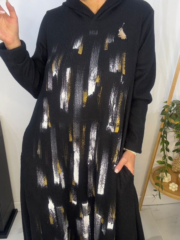 Vestido Amazona Pintado Negro DESING - Imagen 19