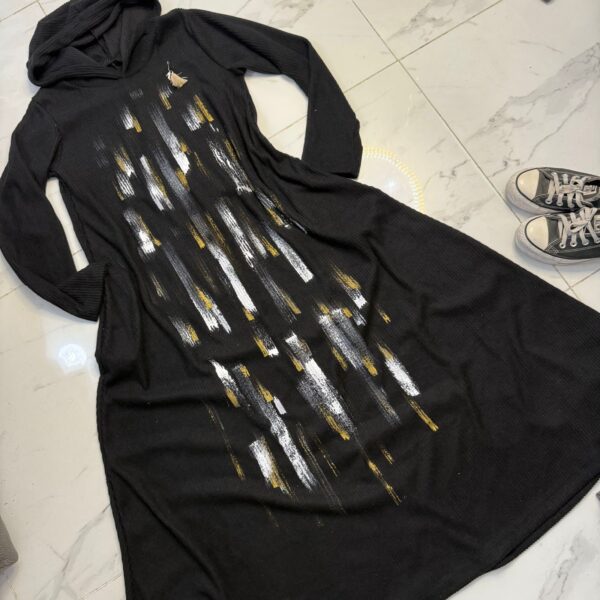 Vestido Amazona Pintado Negro DESING - Imagen 16