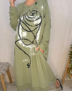 Vestido Tornado Verde •DESING•