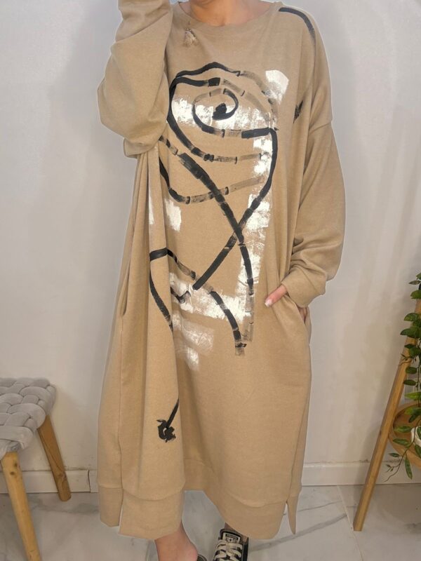 Vestido Tornado Beige •DESING• - Image 4