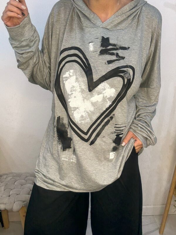 Buzito Corazón Gris •DESING• - Image 7