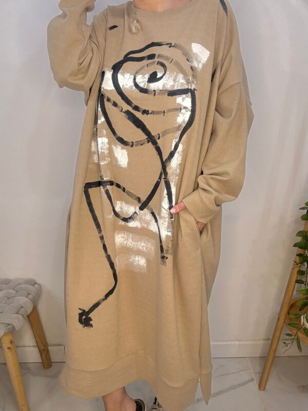 Vestido Tornado Beige •DESING• - Image 7