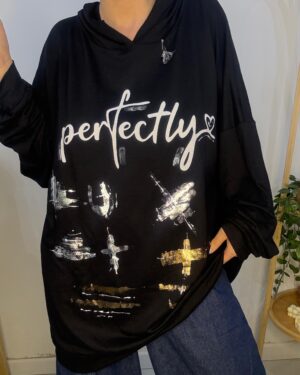 Buzito Perfect Pintado Negra •DESING•