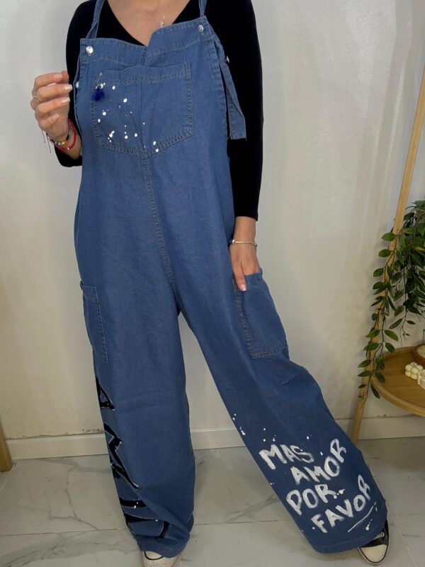 Mono Love Pintado Jean •DESING• - Imagen 8