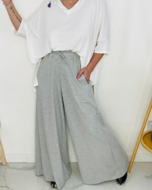 Panta Azteca Gris Claro