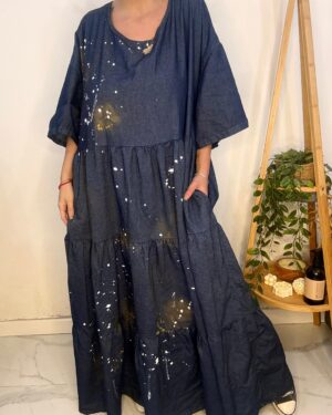 Vestido Fiyi Jean Pintado •DESING•