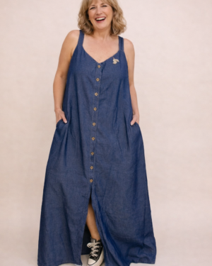 Vestido Moscú Jean Oscuro