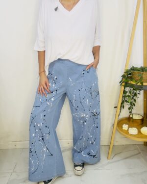 Panta Permiso Pintado Pinceladas •DESING•